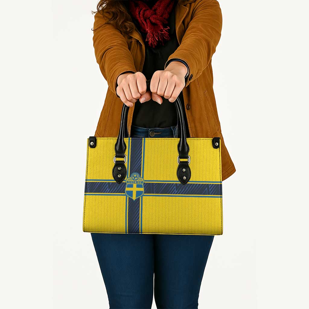 Sweden National Football Leather Bag Glory The Blue and Yellow - Wonder Print Shop