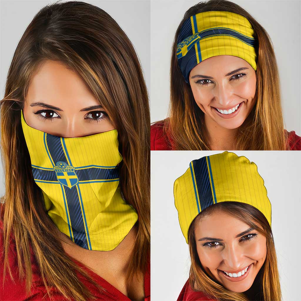 Sweden National Football Neck Gaiter Glory The Blue and Yellow - Wonder Print Shop