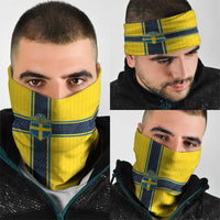 Sweden National Football Neck Gaiter Glory The Blue and Yellow - Wonder Print Shop