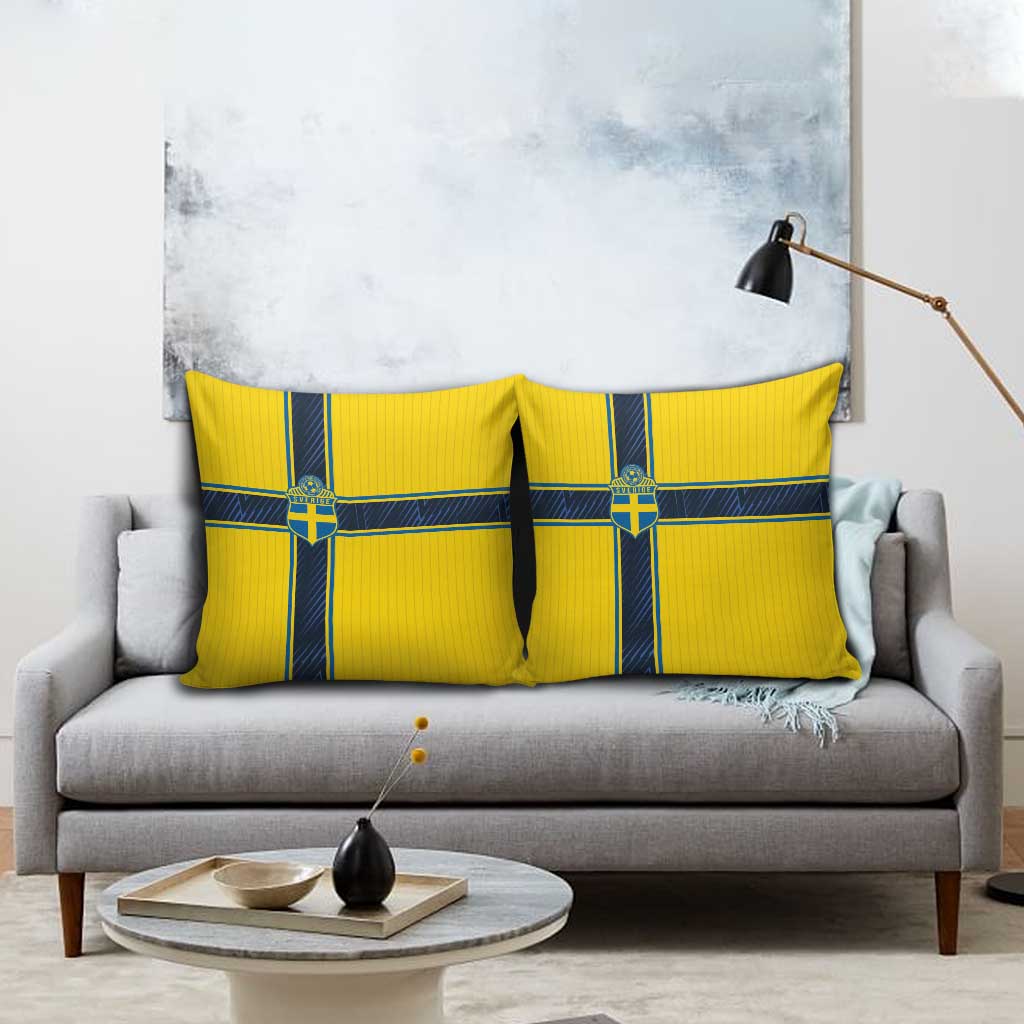 Sweden National Football Pillow Cover Glory The Blue and Yellow - Wonder Print Shop