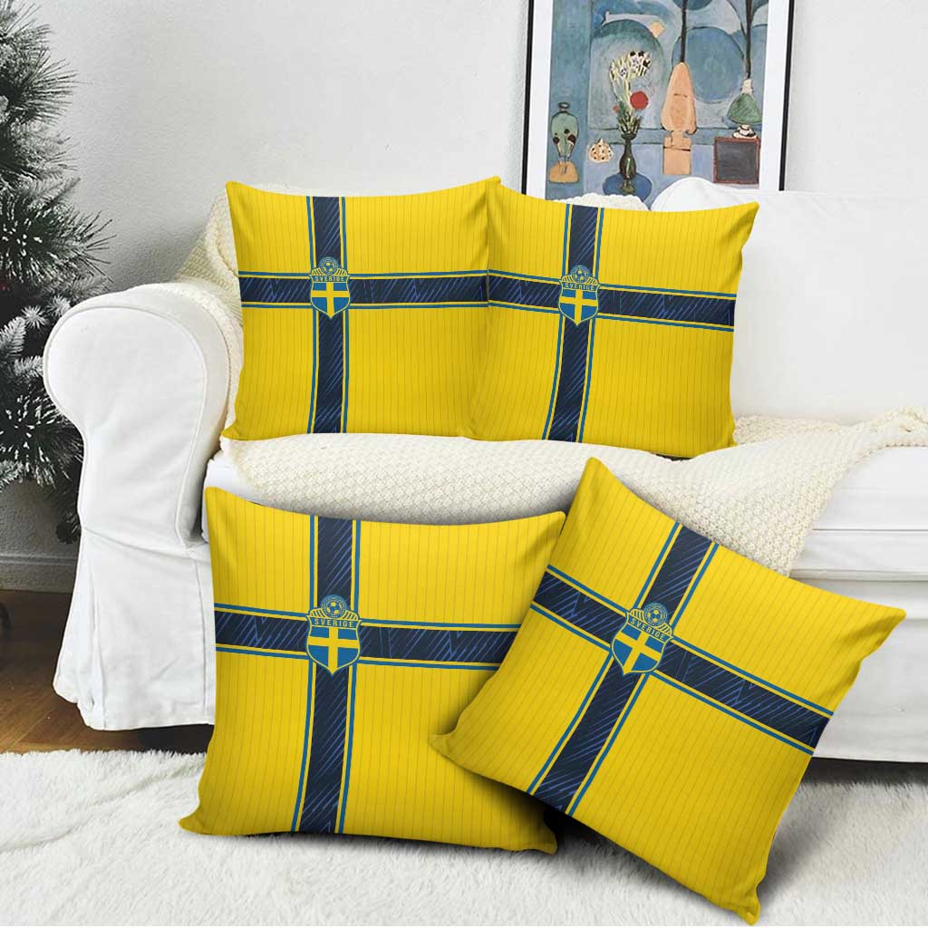 Sweden National Football Pillow Cover Glory The Blue and Yellow - Wonder Print Shop