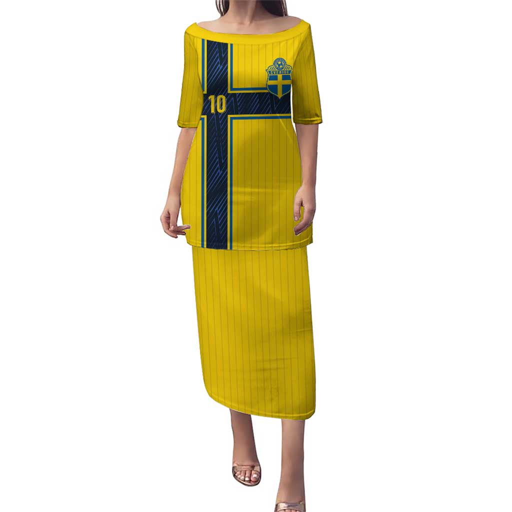 Custom Sweden National Football Puletasi Glory The Blue and Yellow - Wonder Print Shop