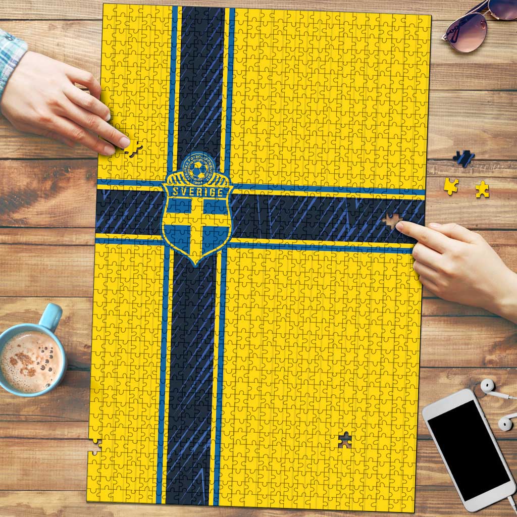 Sweden National Football Puzzle Glory The Blue and Yellow - Wonder Print Shop