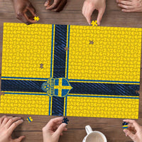 Sweden National Football Puzzle Glory The Blue and Yellow - Wonder Print Shop
