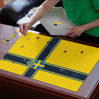 Sweden National Football Puzzle Glory The Blue and Yellow - Wonder Print Shop