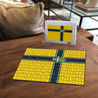 Sweden National Football Puzzle Glory The Blue and Yellow - Wonder Print Shop