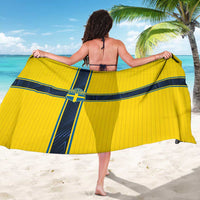 Sweden National Football Sarong Glory The Blue and Yellow - Wonder Print Shop