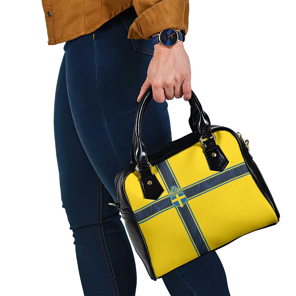 Sweden National Football Shoulder Handbag Glory The Blue and Yellow - Wonder Print Shop