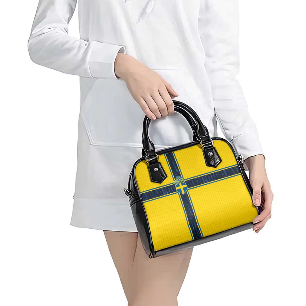 Sweden National Football Shoulder Handbag Glory The Blue and Yellow - Wonder Print Shop