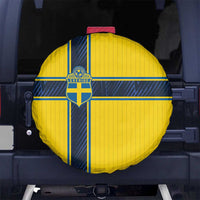 Sweden National Football Spare Tire Cover Glory The Blue and Yellow - Wonder Print Shop