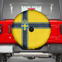 Sweden National Football Spare Tire Cover Glory The Blue and Yellow - Wonder Print Shop