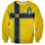 Custom Sweden National Football Sweatshirt Glory The Blue and Yellow - Wonder Print Shop