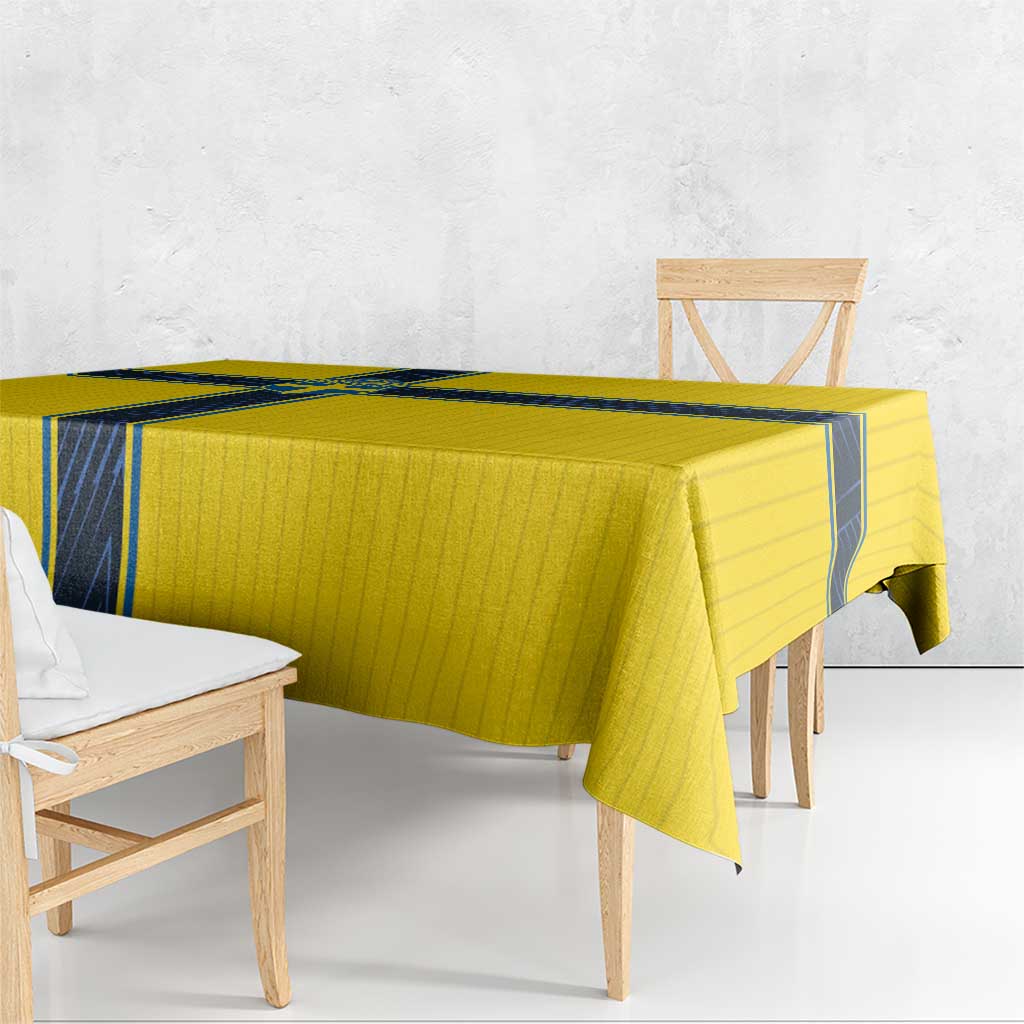 Sweden National Football Tablecloth Glory The Blue and Yellow - Wonder Print Shop