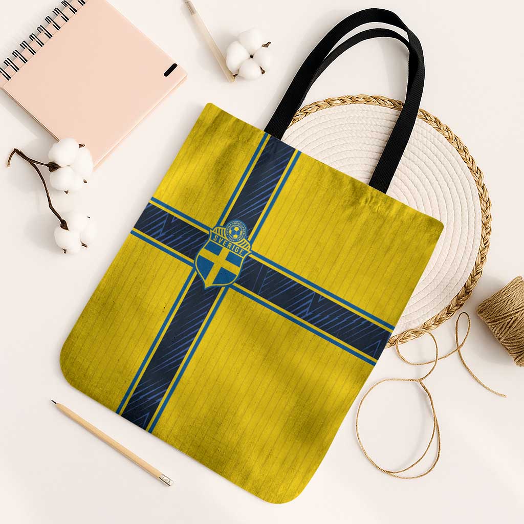 Sweden National Football Tote Bag Glory The Blue and Yellow - Wonder Print Shop