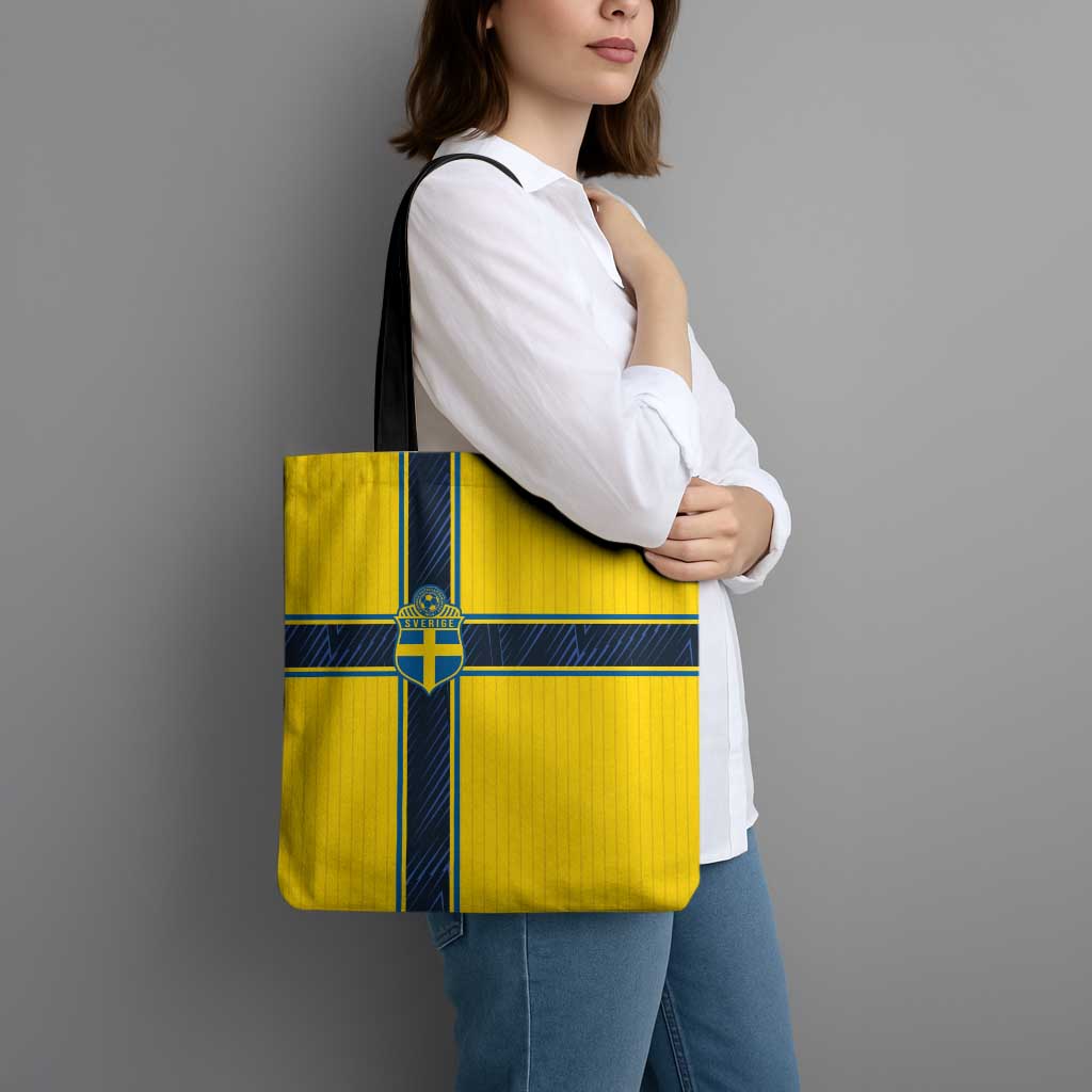 Sweden National Football Tote Bag Glory The Blue and Yellow - Wonder Print Shop