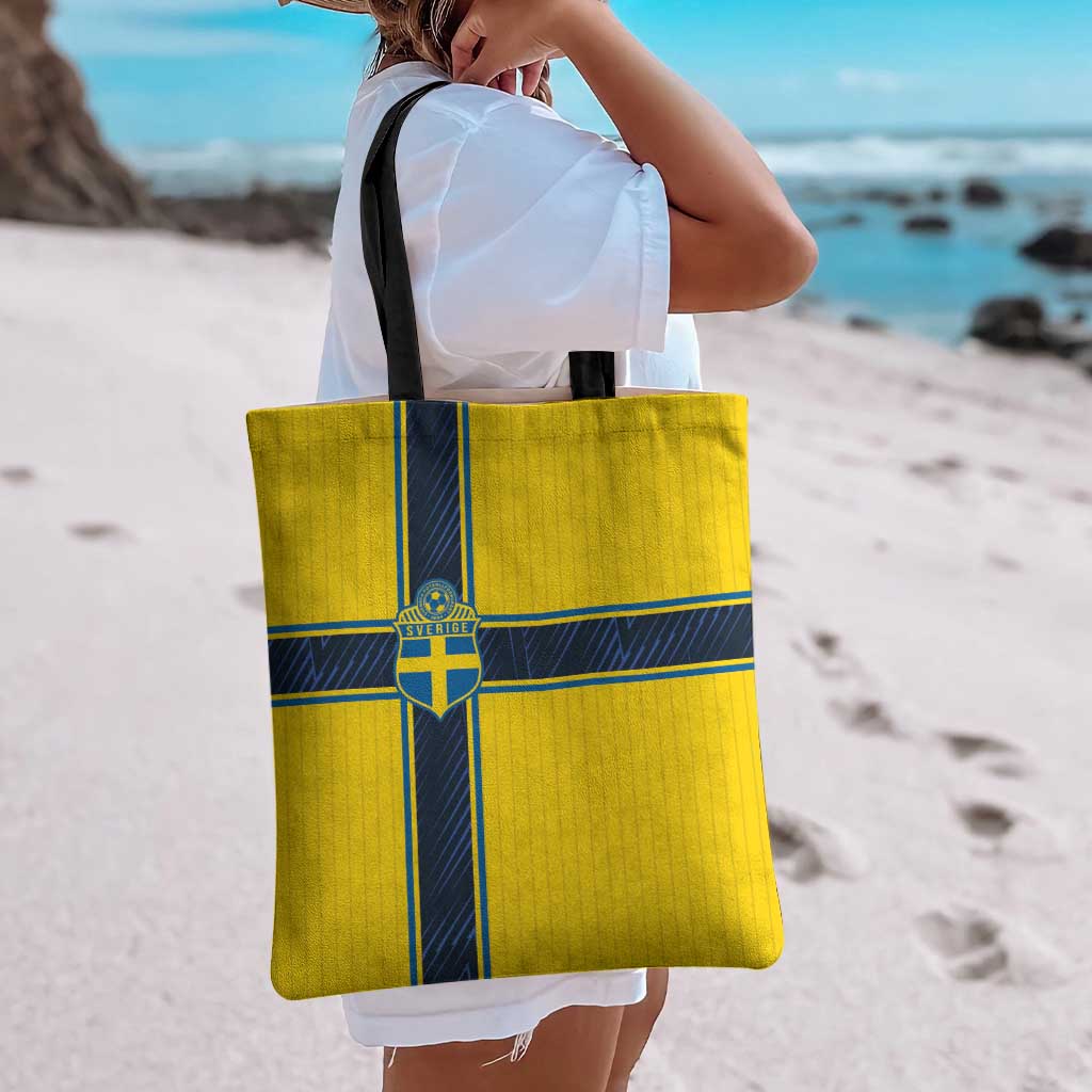 Sweden National Football Tote Bag Glory The Blue and Yellow - Wonder Print Shop