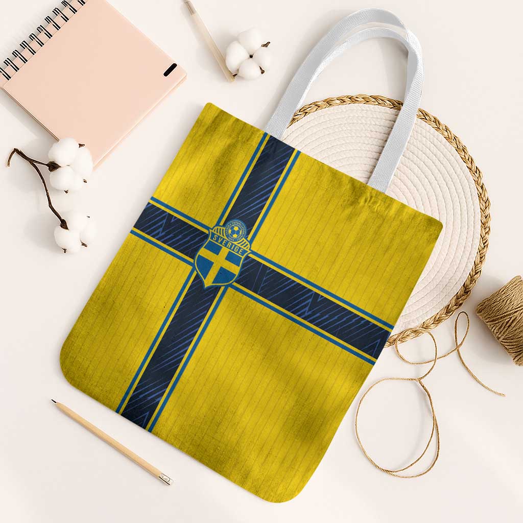 Sweden National Football Tote Bag Glory The Blue and Yellow - Wonder Print Shop