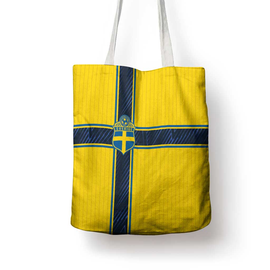 Sweden National Football Tote Bag Glory The Blue and Yellow - Wonder Print Shop