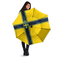 Sweden National Football Umbrella Glory The Blue and Yellow - Wonder Print Shop