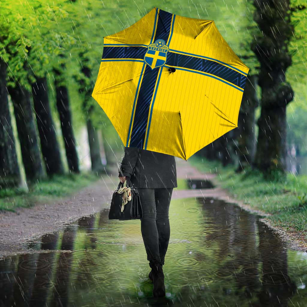 Sweden National Football Umbrella Glory The Blue and Yellow - Wonder Print Shop