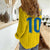 Custom Sweden National Football Women Casual Shirt Glory The Blue and Yellow - Wonder Print Shop