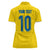 Custom Sweden National Football Women Polo Shirt Glory The Blue and Yellow - Wonder Print Shop