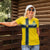 Custom Sweden National Football Women Polo Shirt Glory The Blue and Yellow - Wonder Print Shop