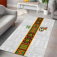 Custom Ghana National Football Area Rug Traditional African Motifs Sporty Style - Wonder Print Shop