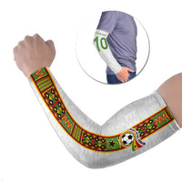 Custom Ghana National Football Arm Sleeves Traditional African Motifs Sporty Style - Wonder Print Shop