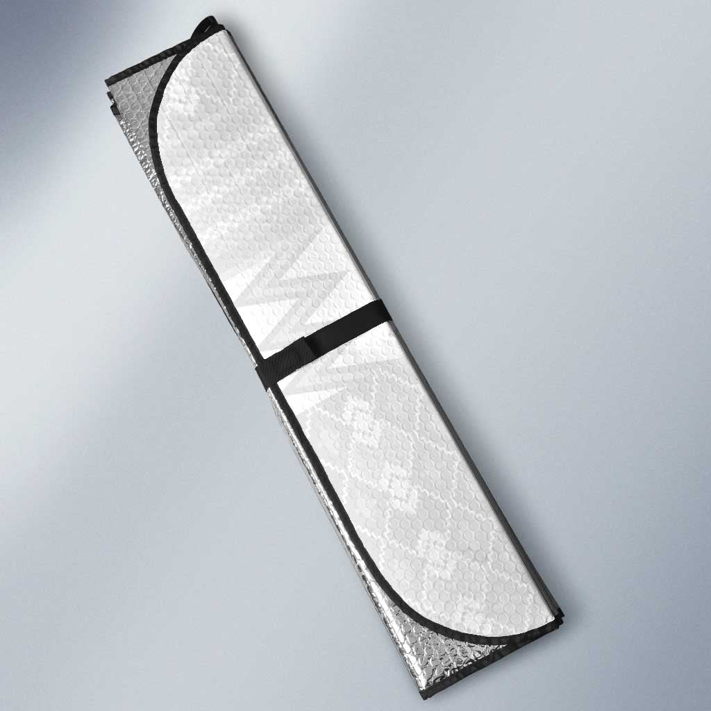 Custom Ghana National Football Auto Sun Shade Traditional African Motifs Sporty Style - Wonder Print Shop