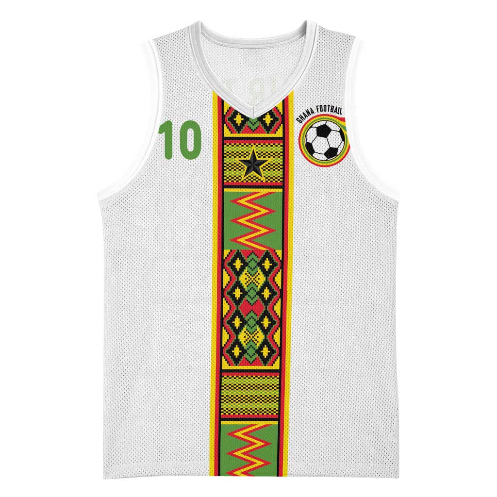 Custom Ghana National Football Basketball Jersey Traditional African Motifs Sporty Style - Wonder Print Shop