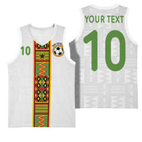 Custom Ghana National Football Basketball Jersey Traditional African Motifs Sporty Style - Wonder Print Shop