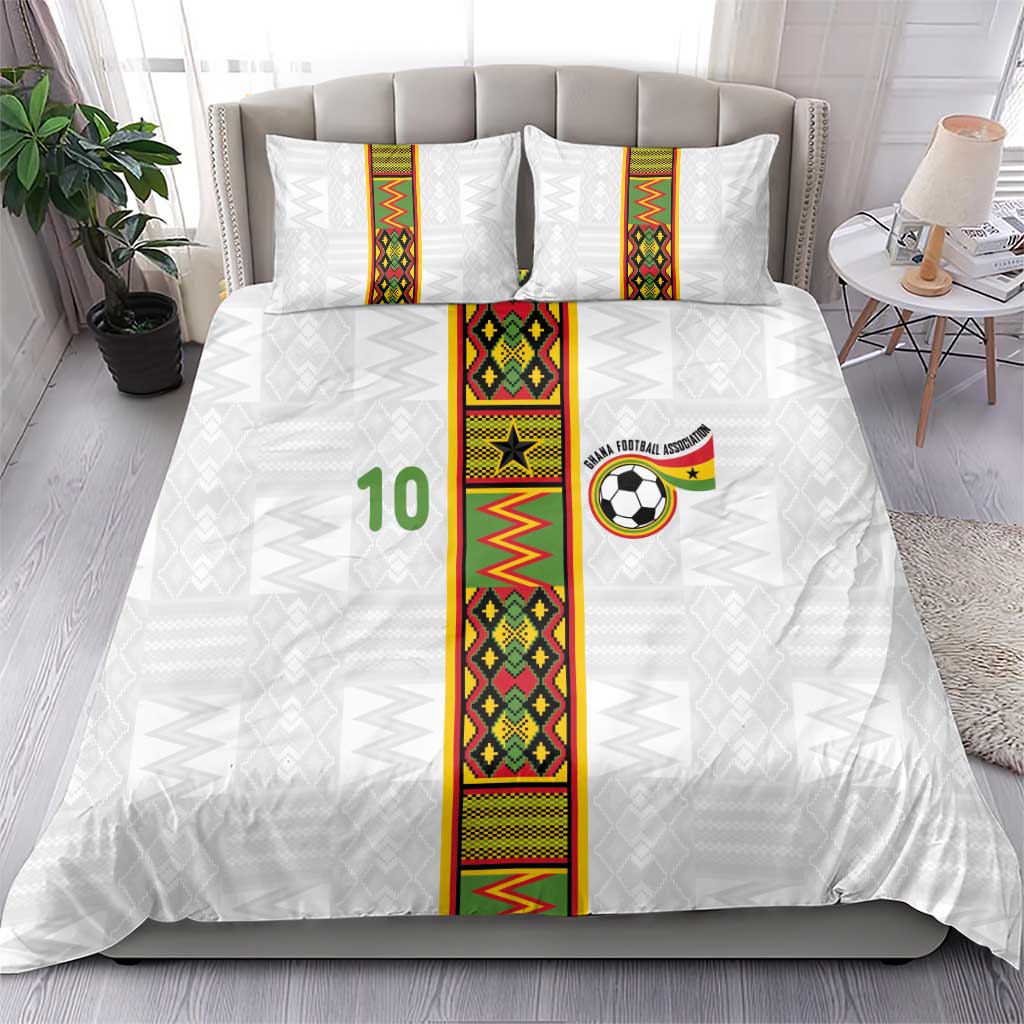 Custom Ghana National Football Bedding Set Traditional African Motifs Sporty Style - Wonder Print Shop
