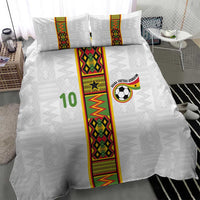 Custom Ghana National Football Bedding Set Traditional African Motifs Sporty Style - Wonder Print Shop