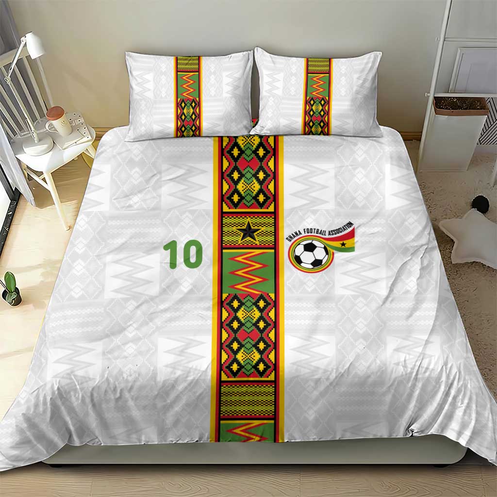 Custom Ghana National Football Bedding Set Traditional African Motifs Sporty Style - Wonder Print Shop