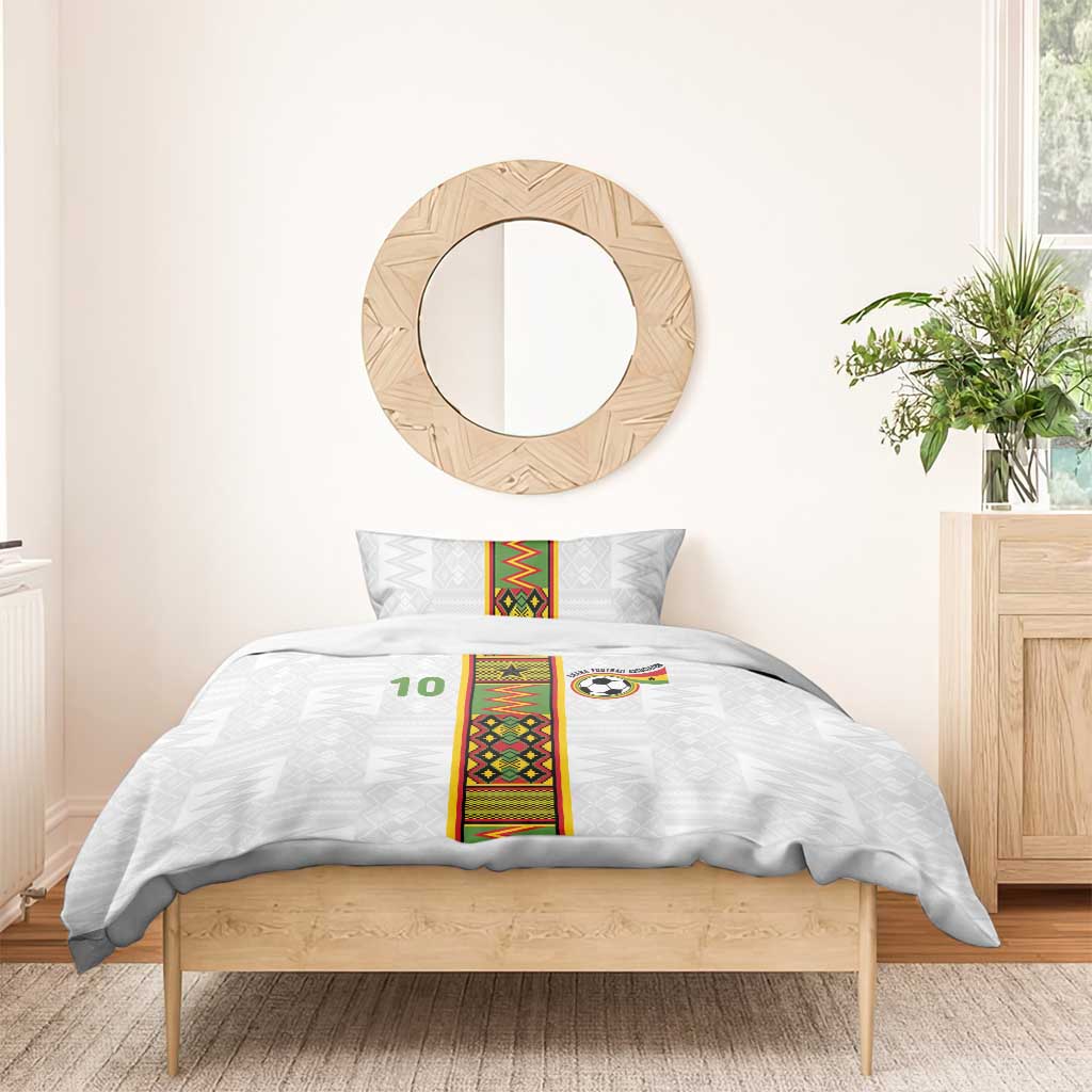 Custom Ghana National Football Bedding Set Traditional African Motifs Sporty Style - Wonder Print Shop