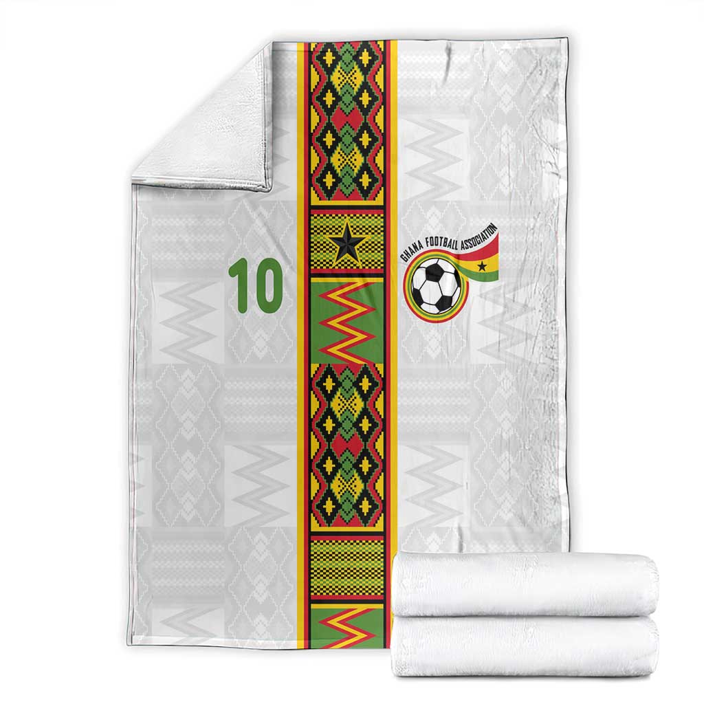 Custom Ghana National Football Blanket Traditional African Motifs Sporty Style - Wonder Print Shop