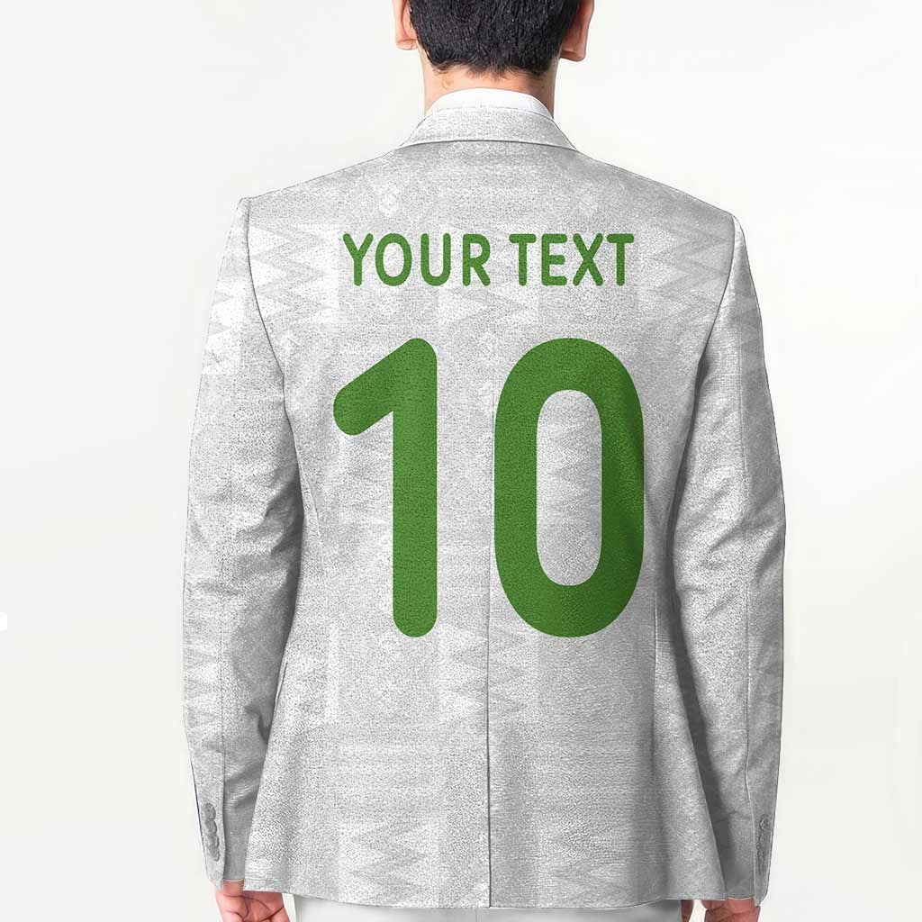 Custom Ghana National Football Blazer Traditional African Motifs Sporty Style - Wonder Print Shop