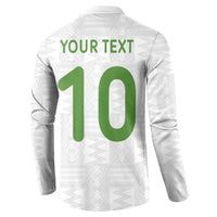 Custom Ghana National Football Button Sweatshirt Traditional African Motifs Sporty Style - Wonder Print Shop