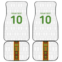 Custom Ghana National Football Car Mats Traditional African Motifs Sporty Style - Wonder Print Shop