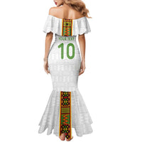 Custom Ghana National Football Family Matching Mermaid Dress and Hawaiian Shirt Traditional African Motifs Sporty Style - Wonder Print Shop