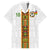 Custom Ghana National Football Family Matching Off The Shoulder Long Sleeve Dress and Hawaiian Shirt Traditional African Motifs Sporty Style - Wonder Print Shop