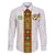 Custom Ghana National Football Family Matching Off The Shoulder Long Sleeve Dress and Hawaiian Shirt Traditional African Motifs Sporty Style - Wonder Print Shop