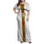 Custom Ghana National Football Family Matching Off Shoulder Maxi Dress and Hawaiian Shirt Traditional African Motifs Sporty Style - Wonder Print Shop