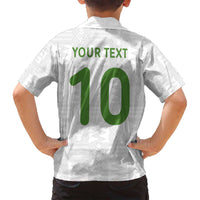 Custom Ghana National Football Family Matching Puletasi and Hawaiian Shirt Traditional African Motifs Sporty Style - Wonder Print Shop