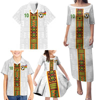 Custom Ghana National Football Family Matching Puletasi and Hawaiian Shirt Traditional African Motifs Sporty Style - Wonder Print Shop