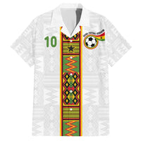 Custom Ghana National Football Family Matching Short Sleeve Bodycon Dress and Hawaiian Shirt Traditional African Motifs Sporty Style - Wonder Print Shop