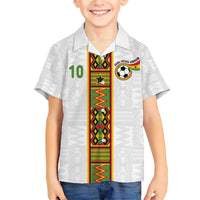 Custom Ghana National Football Family Matching Short Sleeve Bodycon Dress and Hawaiian Shirt Traditional African Motifs Sporty Style - Wonder Print Shop