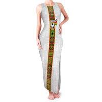 Custom Ghana National Football Family Matching Tank Maxi Dress and Hawaiian Shirt Traditional African Motifs Sporty Style - Wonder Print Shop