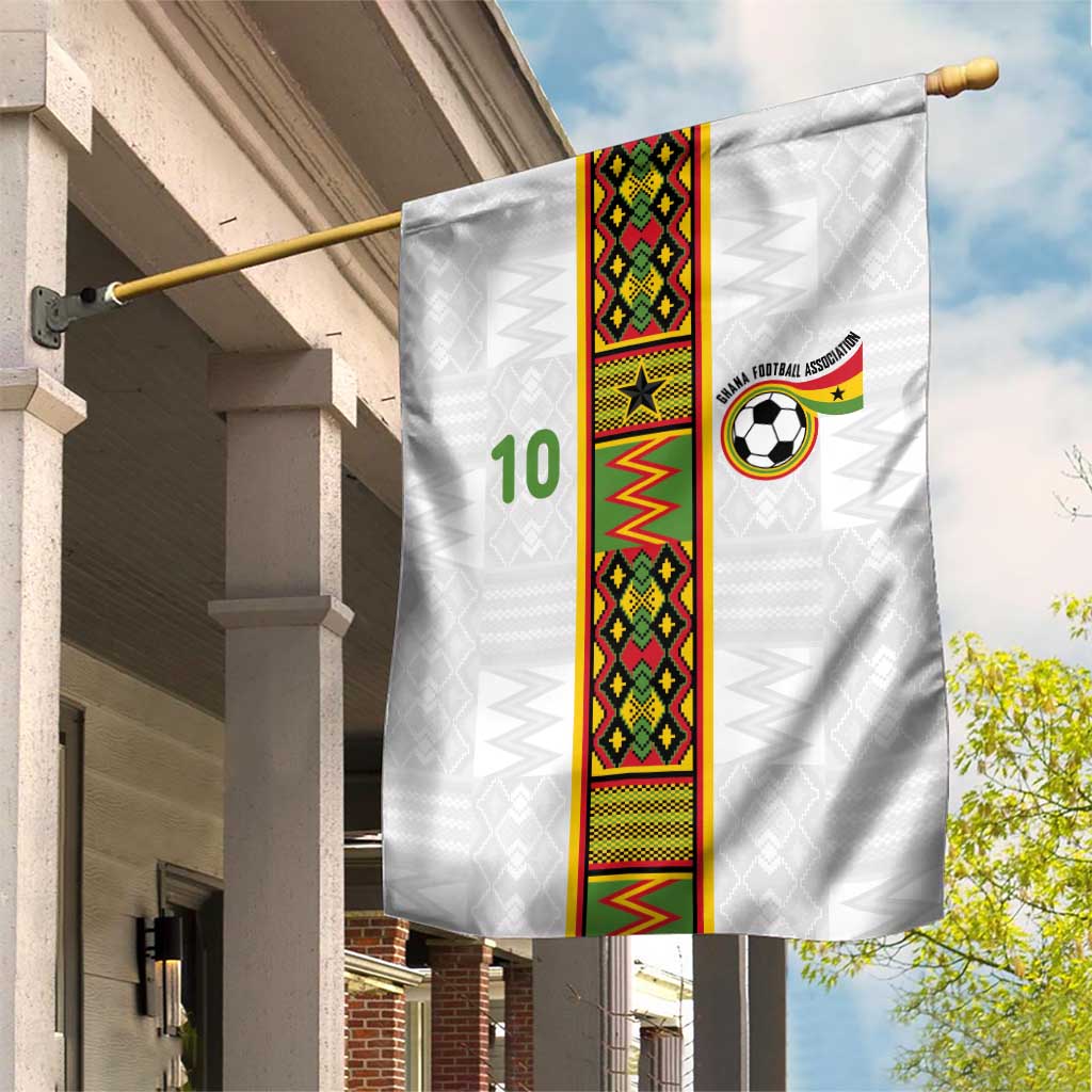 Custom Ghana National Football Garden Flag Traditional African Motifs Sporty Style - Wonder Print Shop